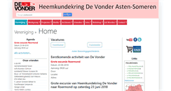 Desktop Screenshot of heemkundekringdevonder.nl